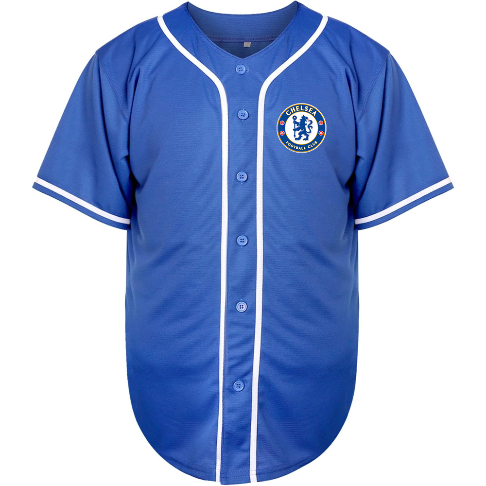 Men's Chelsea Soccer Baseball Jersey