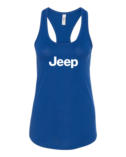 Women's Jeep Car Racerback Tank Top