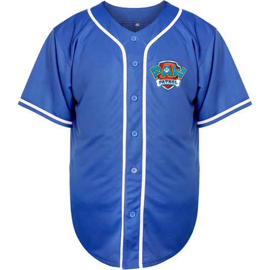 Men's Paw Patrol Cartoon Baseball Jersey