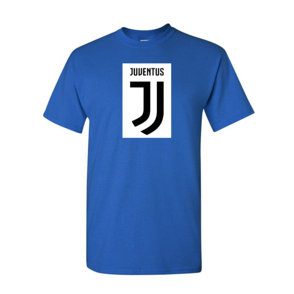 Youth Kids Juventus Soccer Cotton T-Shirt