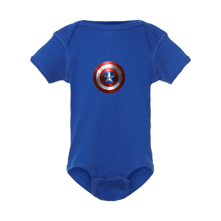 Captain America Superhero Baby Romper Onesie