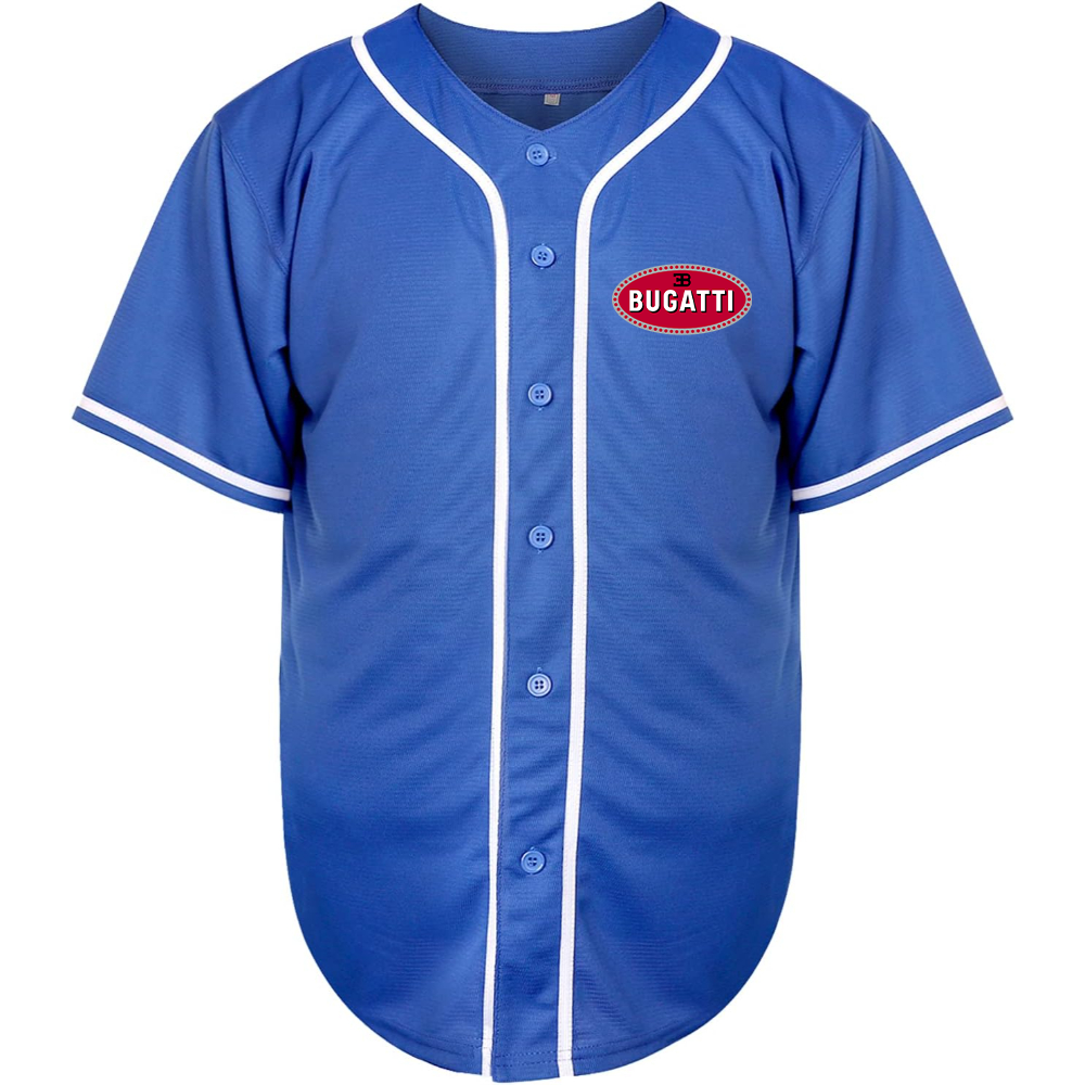 Men’s Bugatti Car Baseball Jersey