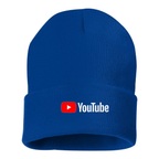 YouTube Social Video Steaming Beanie Hat