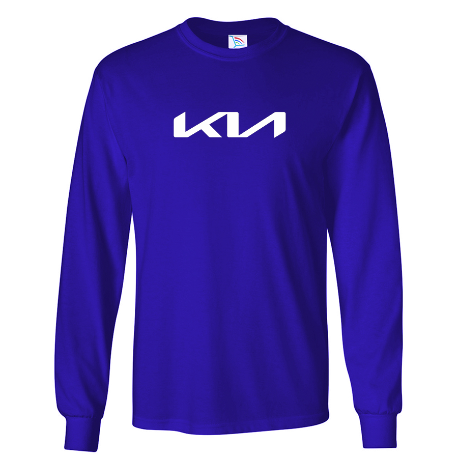 Youth Kids Kia Car Long Sleeve T-Shirt