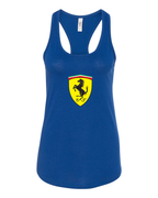 Women's Ferrari Motorsport Car Racerback Tank Top
