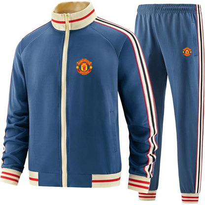 Men's  Manchester United Soccer - Premium Two-Piece Designer Tracksuit