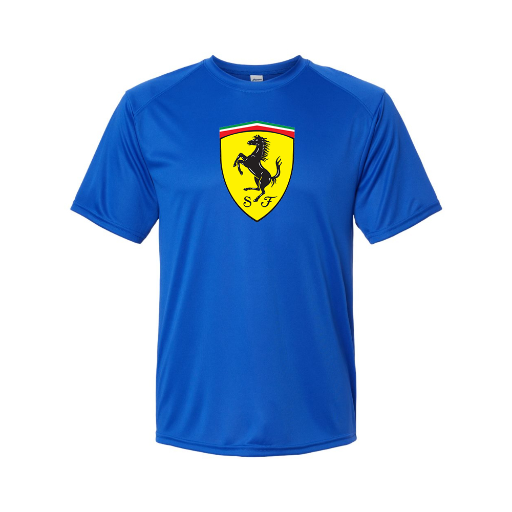 Men’s Ferrari Motorsport Car Polyester T-Shirt