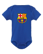 Baby F.C. Barcelona Soccer Romper Onesie