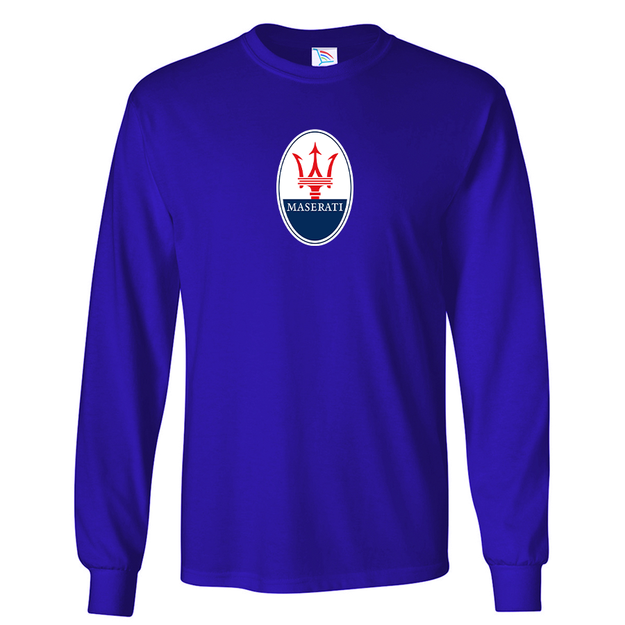 Youth Kids Maserati Car Long Sleeve T-Shirt