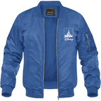 Men's Walt Disney Cartoon  Lightweight Bomber Jacket Windbreaker Softshell Varsity Jacket Coat