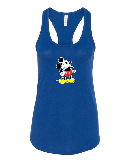 Women's Mickey Mouse Cartoon Racerback Tank Top