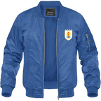 Men's Uruguay National Soccer Team Lightweight Bomber Jacket Windbreaker Softshell Varsity Jacket Coat