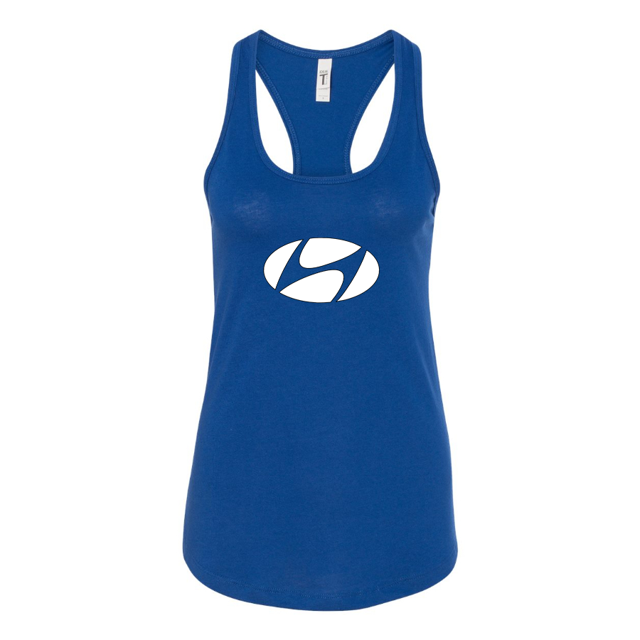 Women's Hyundai New Logo Car  Racerback Tank Top