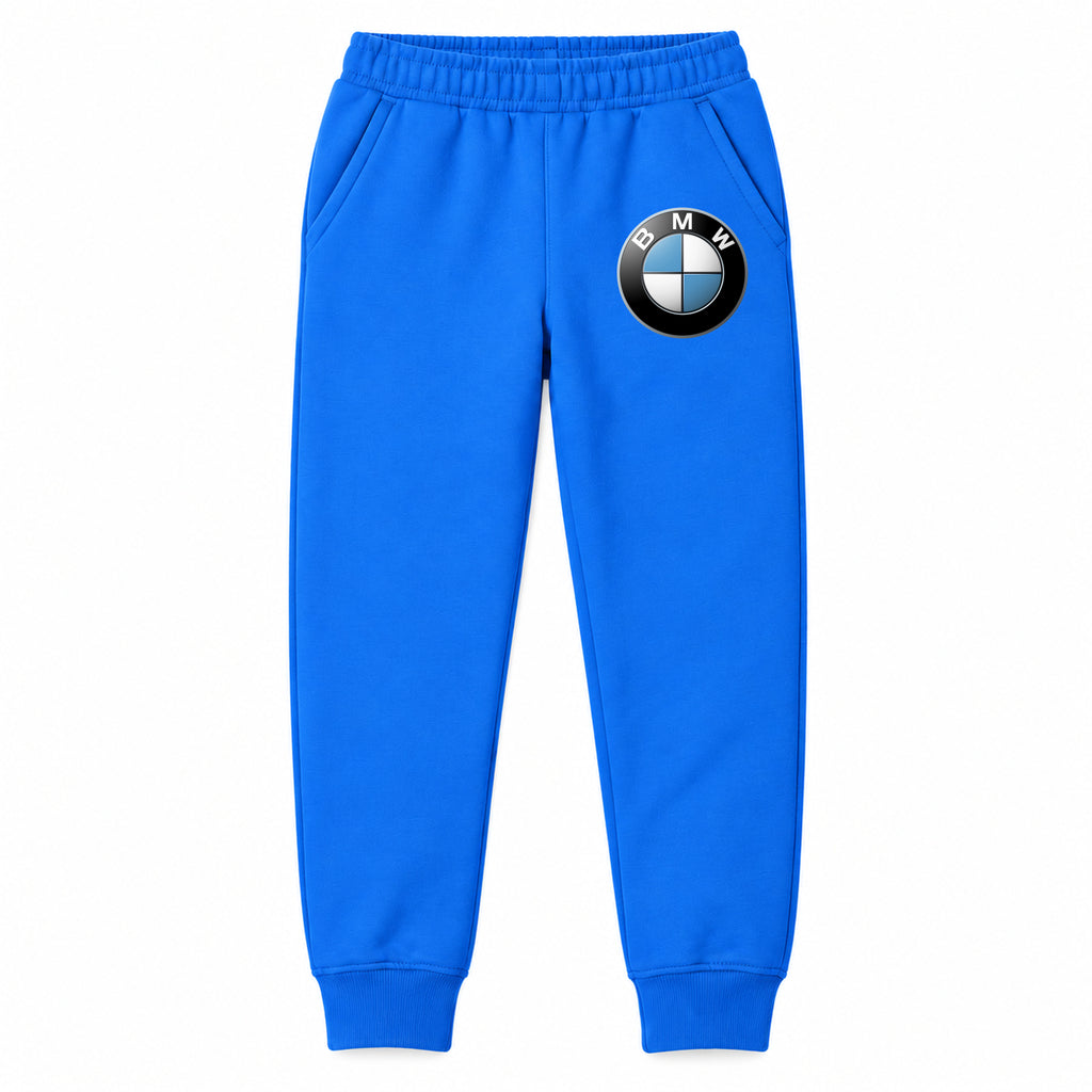 BMW youth jogger sweatpants in Blue, Youth Large ages 10–12