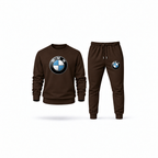 Men's BMW Sweatshirt Joggers Set | Color: Brown | Main