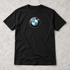 Men's BMW Motorsports Car Cotton T-Shirt | Color: Black | Image 4