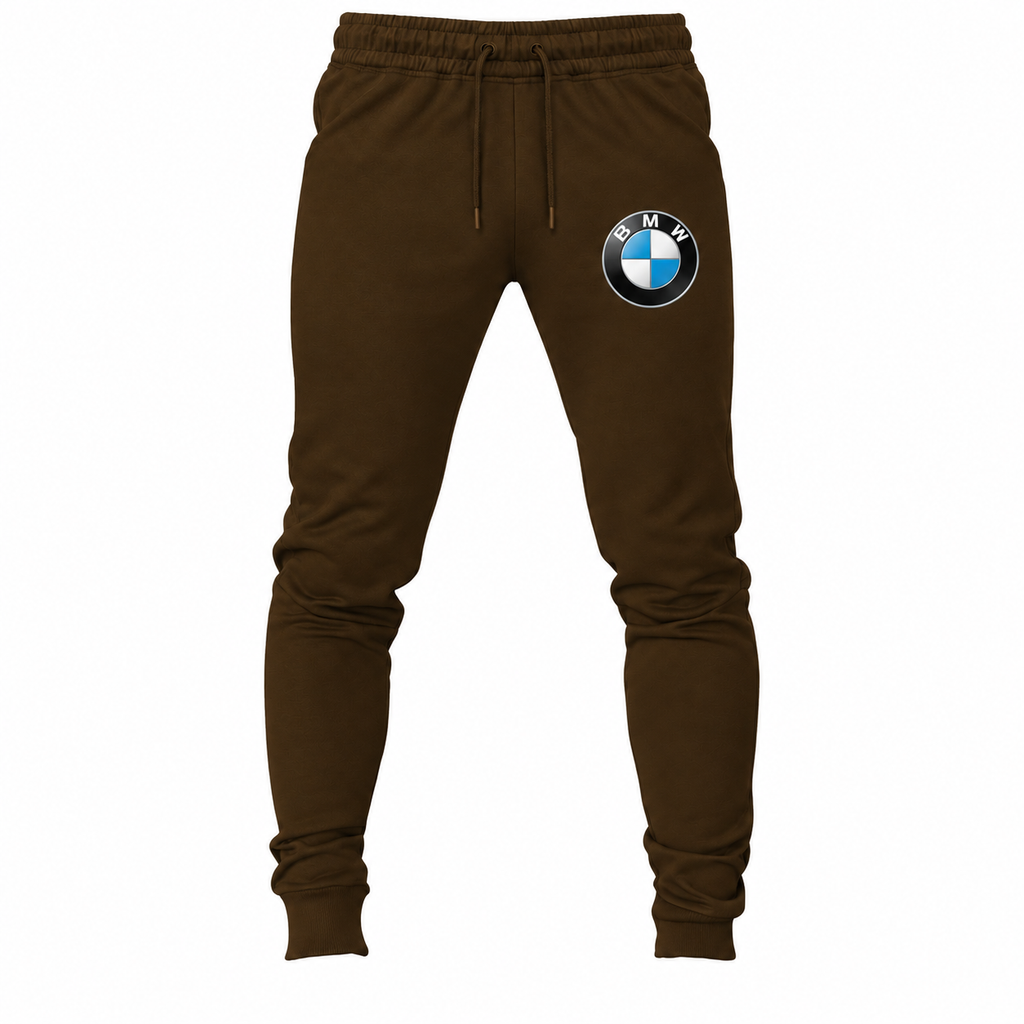 BMW joggers Brown front left thigh heat transfer
