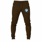 BMW joggers Brown front left thigh heat transfer