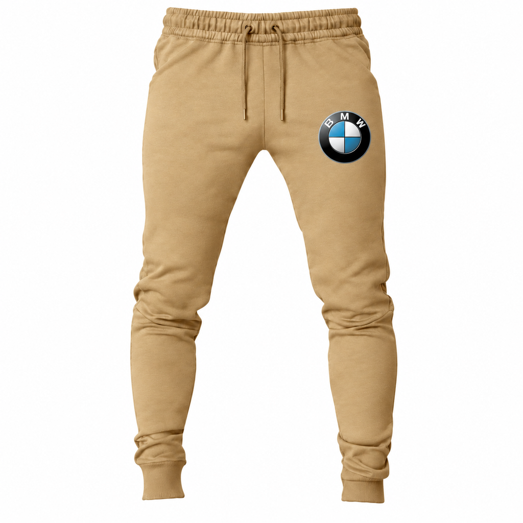 BMW joggers Khaki front left thigh heat transfer