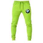 BMW joggers Lime Green front left thigh heat transfer