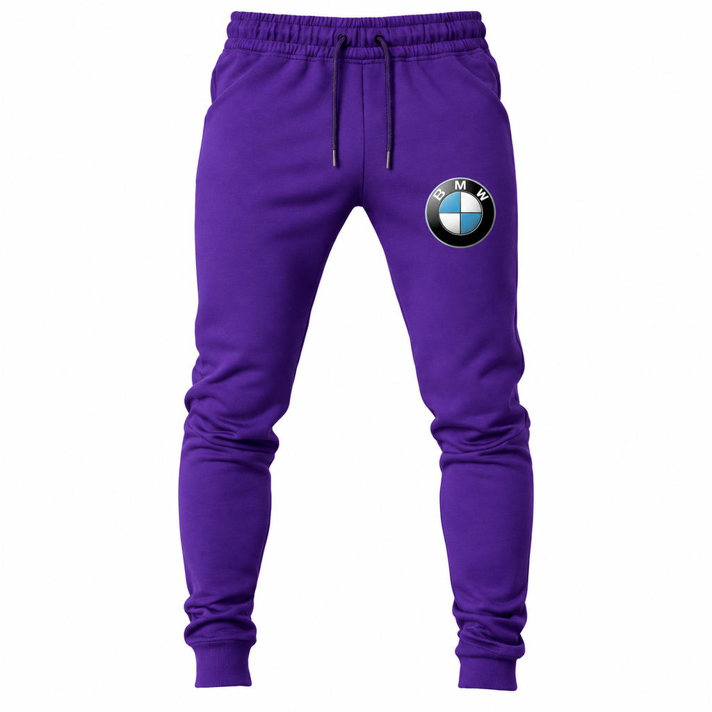 BMW joggers Purple front left thigh heat transfer