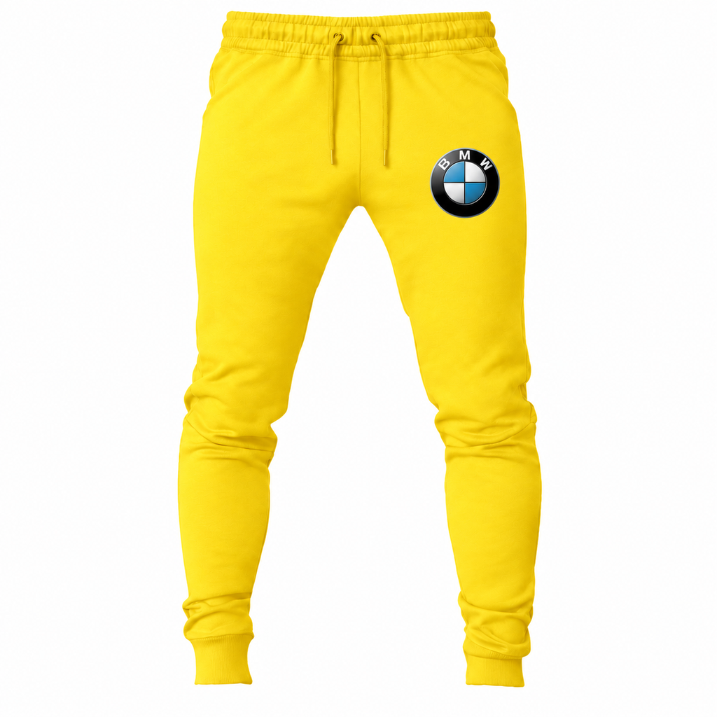 BMW joggers Yellow front left thigh heat transfer