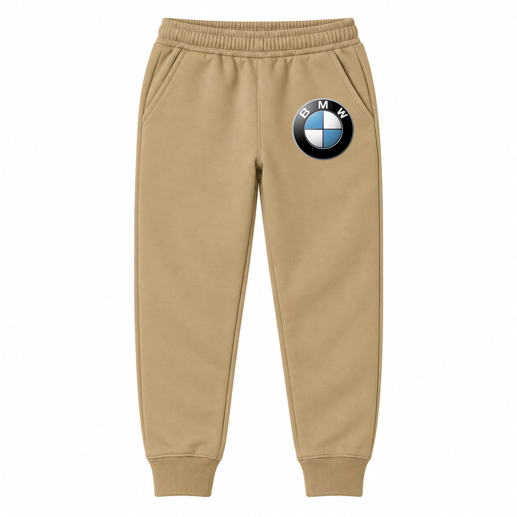 BMW youth jogger sweatpants in Khaki, Youth Large ages 10–12