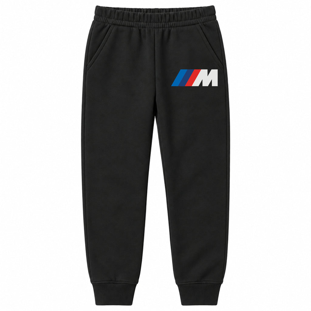 BMW M youth jogger sweatpants in Black, Youth Large ages 10–12