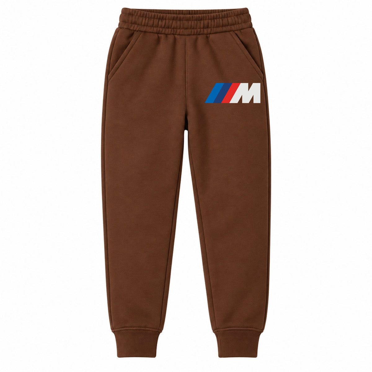 BMW M youth jogger sweatpants in Brown, Youth Large ages 10–12