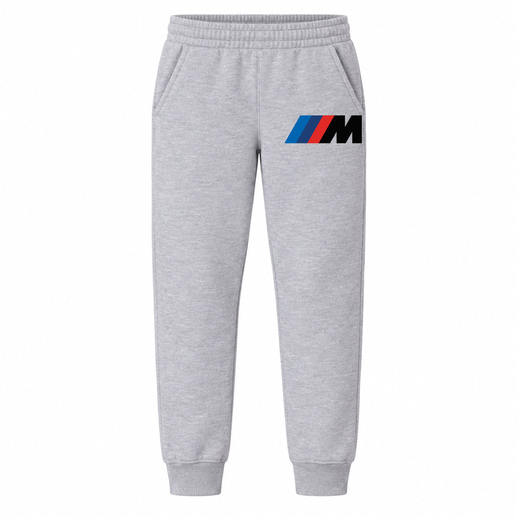 BMW M youth jogger sweatpants in Grey, Youth Large ages 10–12