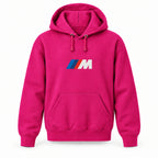 BMW M - Youth Large Hoodie (Ages 10–12) | Color: Hot Pink