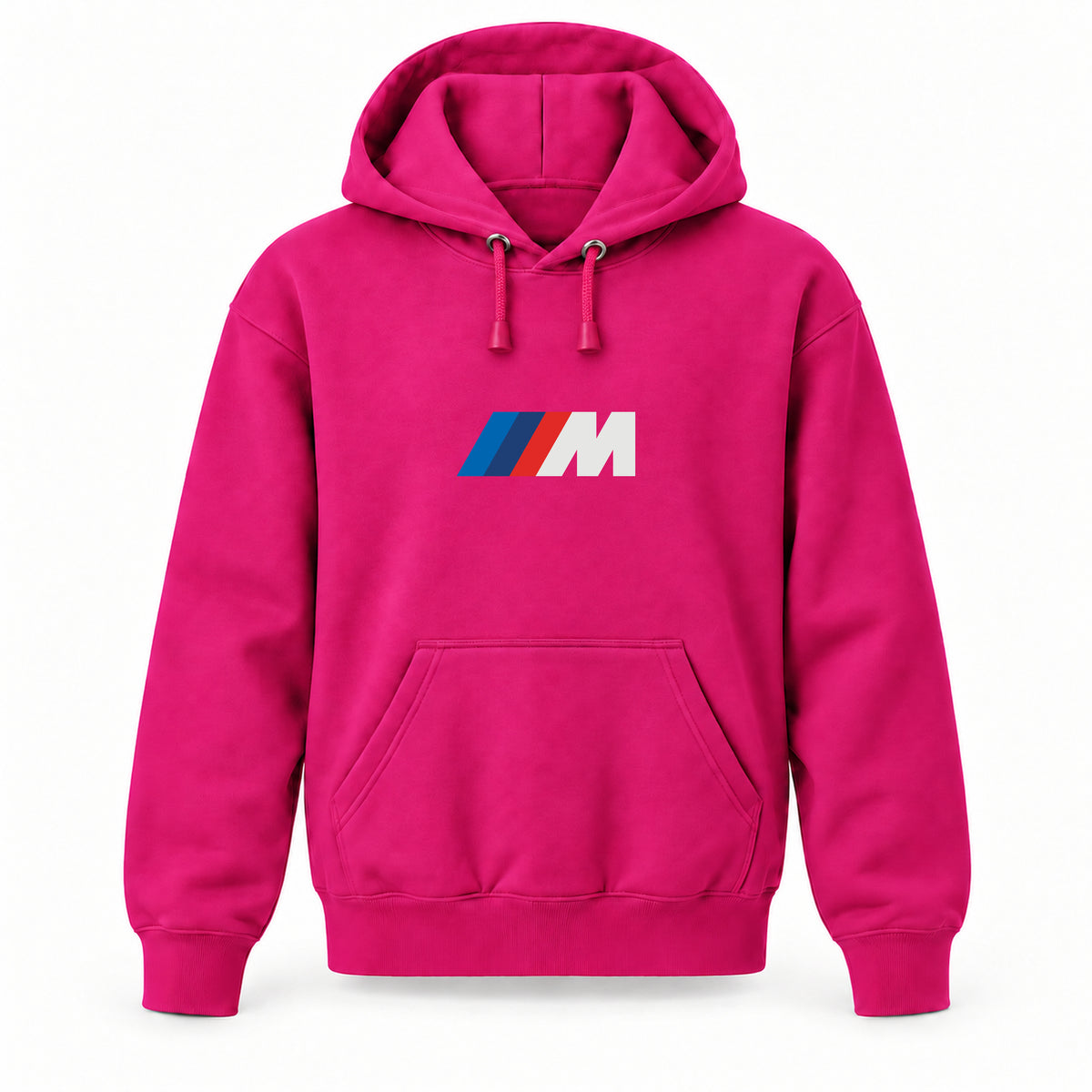 BMW M - Youth Large Hoodie (Ages 10–12) | Color: Hot Pink