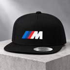 BMW  M - Motorsports Car Snapback Hat | Color: Black | Image 3