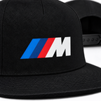 BMW  M - Motorsports Car Snapback Hat | Color: Black | Image 5