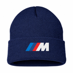 Men's BMW M Beanie Hat — Navy — clean front main