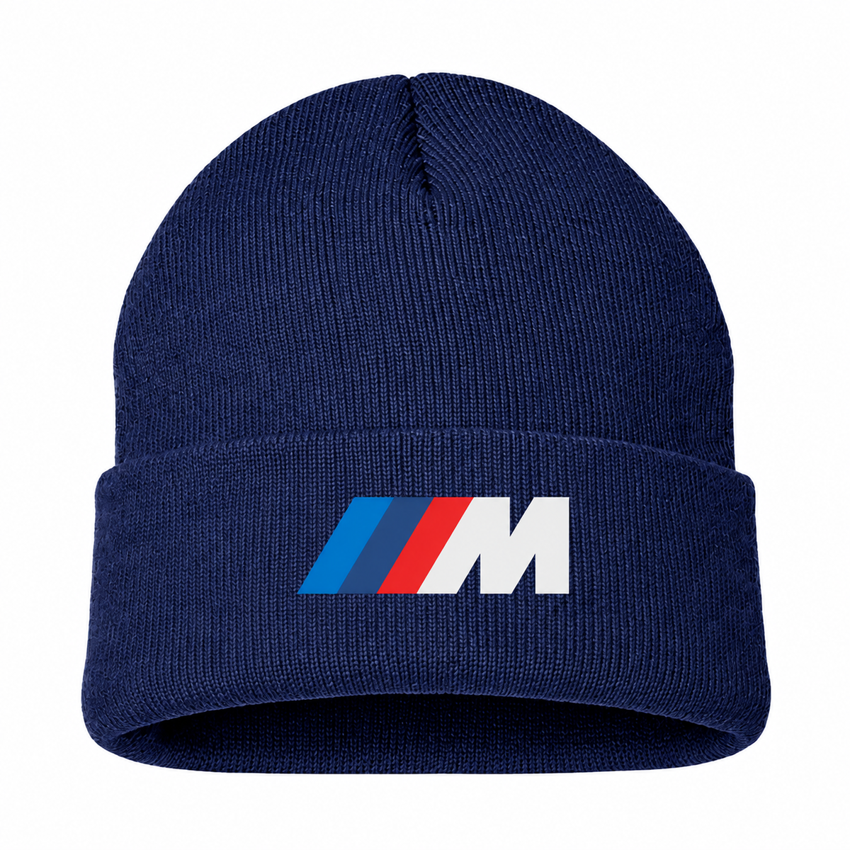 Men's BMW M Beanie Hat — Navy — clean front main