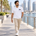 Men's - BMW M - Dry Blend Polo | Color: White | Image 1