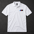 Men's - BMW M - Dry Blend Polo | Color: White | Image 4