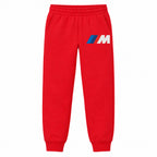 BMW M youth jogger sweatpants in Red, Youth Large ages 10–12