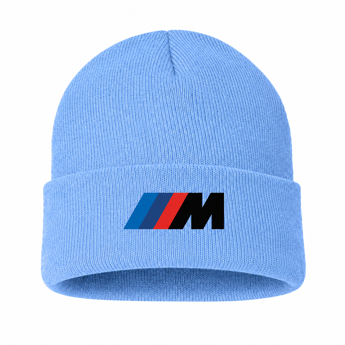 BMW M Beanie Hat — Sky Blue — front main