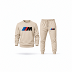 Men's BMW M Sweatshirt Joggers Set | Color: Tan | Main