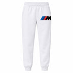 BMW M youth jogger sweatpants in White, Youth Large ages 10–12