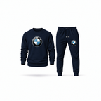 Men's BMW Sweatshirt Joggers Set | Color: Navy | Main