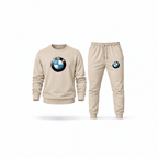 Men's BMW Sweatshirt Joggers Set | Color: Tan | Main