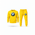Men's BMW Sweatshirt Joggers Set | Color: Yellow | Main
