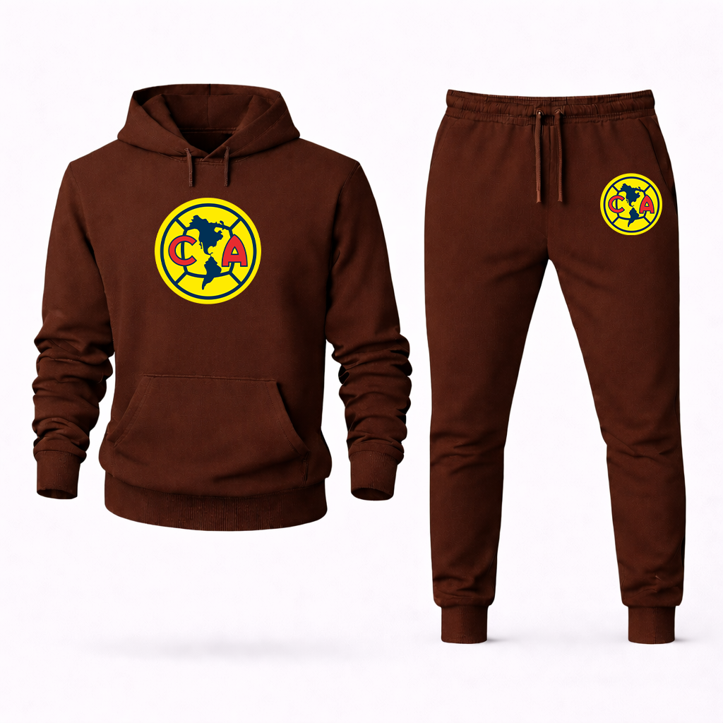 Men's Club America Football Hoodie Joggers Set