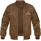 Men's Valentino Lightweight Bomber Jacket Windbreaker Softshell Varsity Jacket Coat