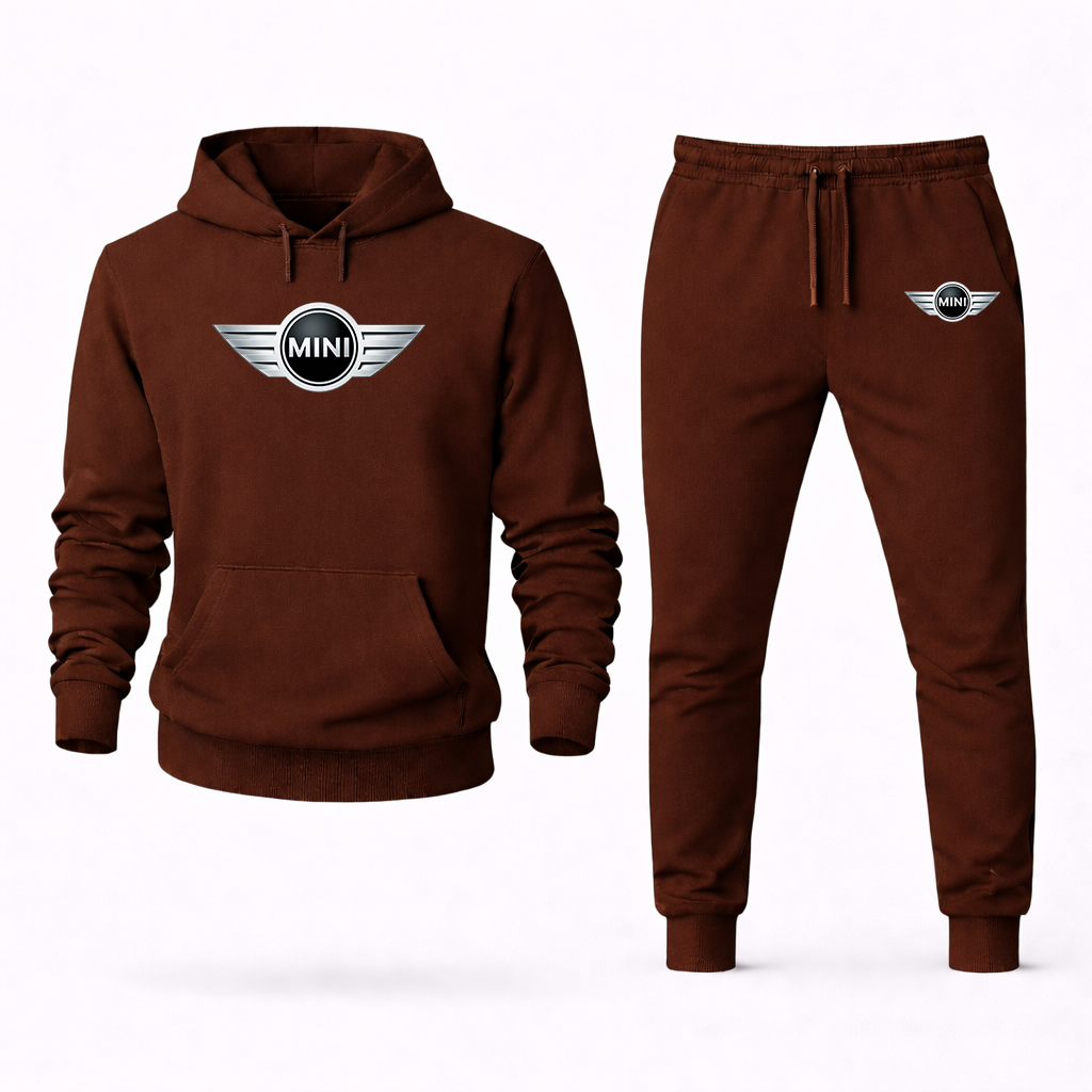 Men's Mini Cooper Car Hoodie Joggers Set