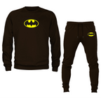 Men's DC Comics Batman Superhero Crewneck Sweatshirt Joggers Suit