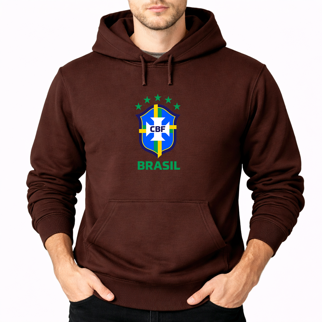 Men's Brasil National Soccer Team Pullover Hoodie